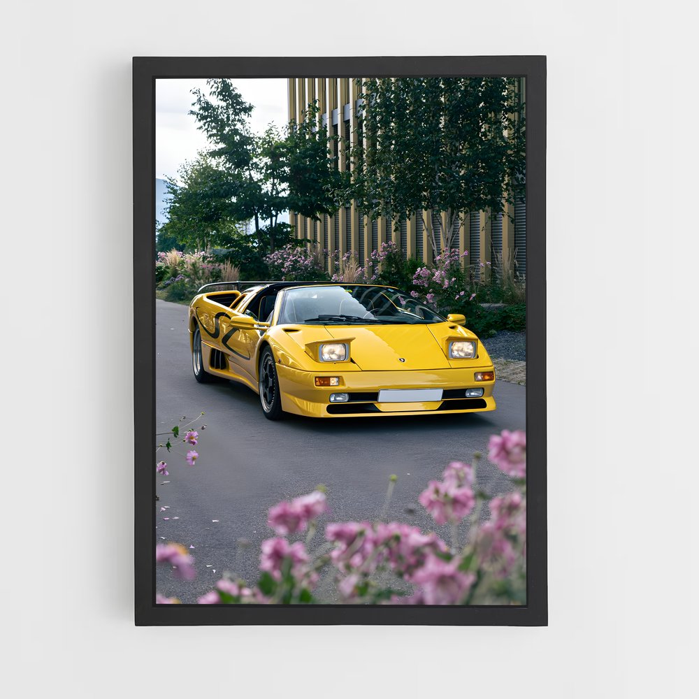 Poster Diablo Street – affiche Lamborghini (vue 2)